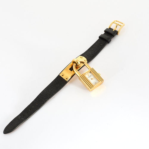 Montre HERMES - Montre Kelly - plaqué or 58 Facettes