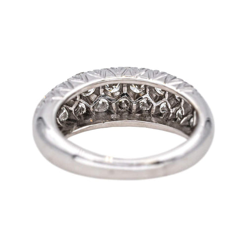 Bague 51 Bague Or blanc Diamant 58 Facettes 4324638CN