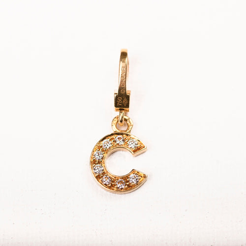 Pendentif CHANEL-Pendentif charm's diamants en or jaune 58 Facettes LMB-295