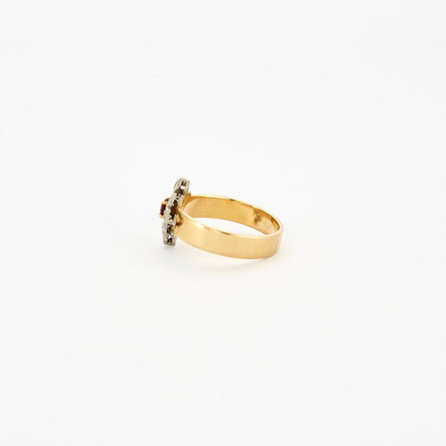 Bague Bague Flèche diamants rubis 58 Facettes LP542