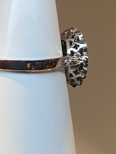 Bague 57 Bague diamants, saphir 58 Facettes AB45