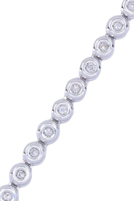 Bracelet Bracelet ligne diamants 58 Facettes 088781