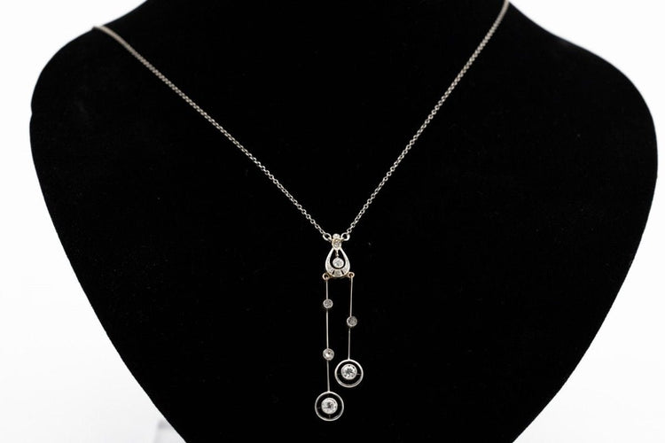 Collier Collier de diamants type Négligé, milieu du XXe siècle 58 Facettes 10276