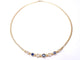 Collier Collier saphirs et diamants or jaune 58 Facettes coll.1693.1