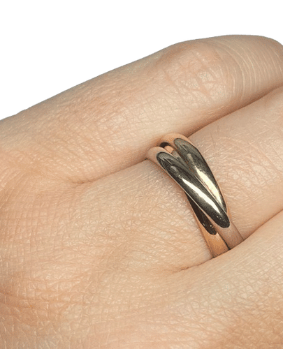 Bague CARTIER - Bague Trinity 3 ors PM 58 Facettes