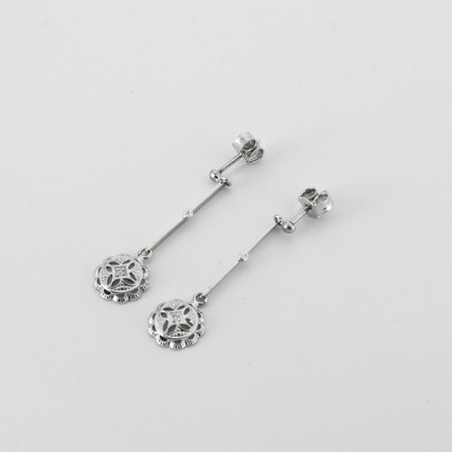 Boucles d'oreilles Pendants d'oreilles diamants 58 Facettes