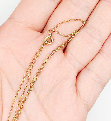 Collier Chaine vintage or jaune 58 Facettes A02611