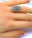 Bague 51 Bague platine et diamants, époque 1900 58 Facettes AB420