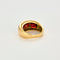 Bague 52.5 Bague jonc or jaune et grenat almandin 58 Facettes COL2882