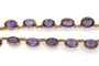 Collier Collier ancien Rivière en or et améthystes, première moitié du XXe siècle 58 Facettes 11487