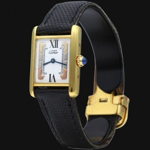 Cartier Muestra Tank corladura 