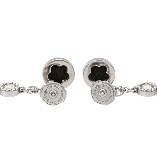 Boucles d'oreilles Susie Otero Boucles d'oreilles Pendantes  Or blanc Diamant, Onyx 58 Facettes 578248CD