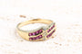 Bague 55 Bague rubis et diamants en or jaune – 0,32 ct de rubis & 0,06 ct de diamants 58 Facettes BGRUCC1315-107