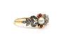 Bague 53 Bague Art Nouveau or jaune et argent, perle, rubis et diamants 58 Facettes 22783
