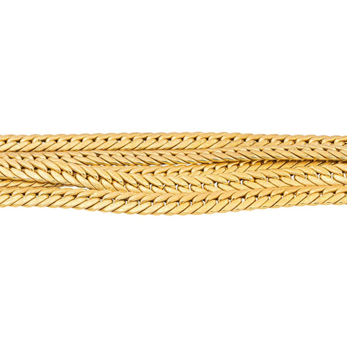 Bracelet Bracelet Maille anglaise Or jaune 58 Facettes 4667000CN