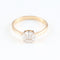 Bague Bague en or rose sertie de diamants taille marquise et princesse 58 Facettes 131455A