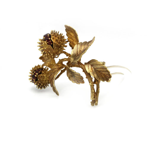 Broche Broche Châtaignes - Or & Grenats 58 Facettes 250270R