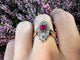 Bague 53 Bague victorienne en rubis birman et diamants, sertie de natte. 58 Facettes