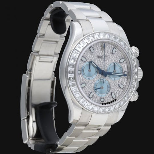 Montre Rolex Montre Daytona Platinum 58 Facettes MT44378