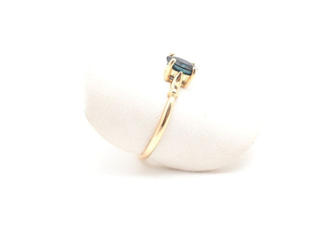 Bague 49 Bague or jaune et saphir 58 Facettes