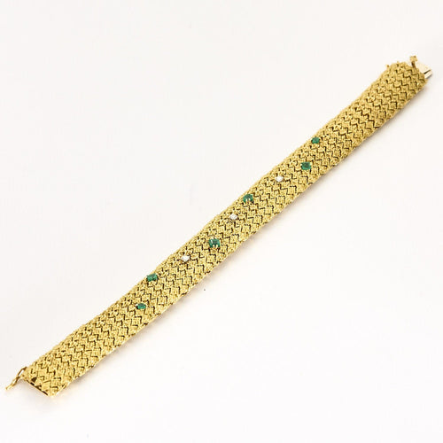 Bracelet Bracelet en Or jaune & blanc 18k 58 Facettes TRO0857