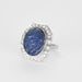 54.5 Bague tanzanite diamants 58 Facettes 32300355