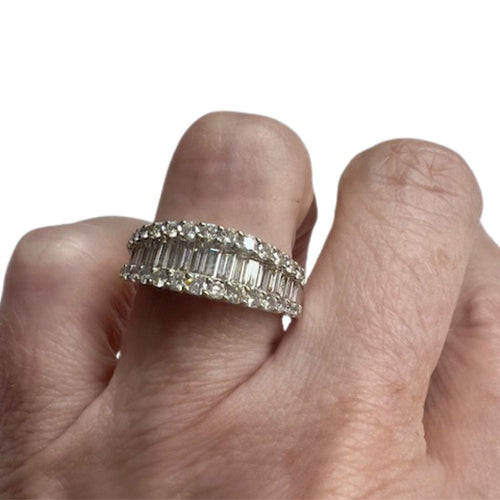 Bague SORTIJA MODERNA EPOCA CONTEMPORÁNEA SIGLO XX de ORO con DIAMANTES 58 Facettes Q210B