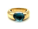 POMELLATO. Collection "Sassi", bague or jaune et topaze bleue 58 Facettes