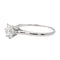 Bague 57 Bague Solitaire Or blanc Diamant 58 Facettes 3090581CN