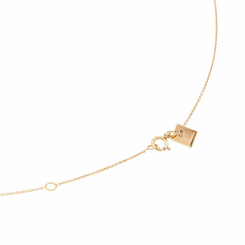 Ginette NY Collier Pendentif Mini bow Or rose 58 Facettes 2678581CN