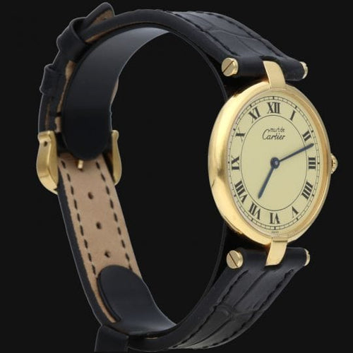 Montre Cartier Montre Must Vendome Vermeil 58 Facettes MT40925