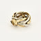 Bague 51 CHRISTOFLE - Bague en or jaune, blanc et citrine 58 Facettes ROM1292