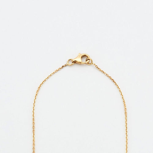 Collier Collier or jaune serti d’une barrette de diamants naturels 58 Facettes