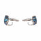 Boucles d'oreilles Pomellato  Boucles d'oreilles  Dormeuses Baby Or blanc Topaze, Saphir 58 Facettes 4343109RV