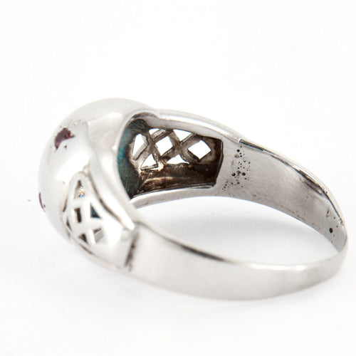 Bague 58.5 Bague en Argent vintage 58 Facettes