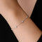 Bracelet Bracelet en or blanc 18 carats 5 diamants 58 Facettes