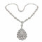 Collier Collier en or blanc & diamants 58 Facettes
