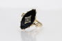 Bague 56 Bague en or avec onyx et diamant, début du XXe siècle 58 Facettes 11476