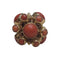 Pendentif Pendentif en or jaune 18 carats avec corail et perles Akoya 58 Facettes SREFCORPER