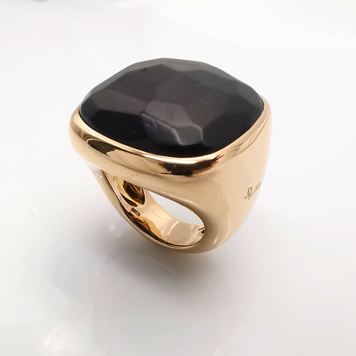 POMELLATO Ring "Victoria"Jet pink gold