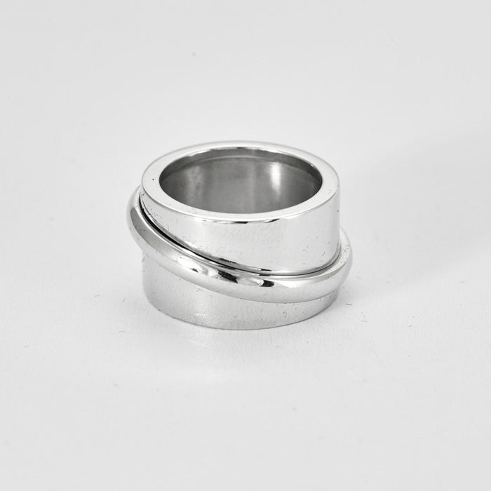 Bague 49 Dinh Van - Bague Ariane Or Blanc 58 Facettes M8826