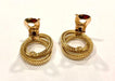 Boucles d'oreilles HERMES - Rares Boucles d'Oreilles Clips Vintage or jaune 58 Facettes