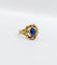 Bague 46 Bague art nouveau pierre bleue et perles en or 18k (circa 1910) 58 Facettes A06483