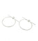 HERMES. Collection "Loop", boucles d'oreilles argent GM 58 Facettes