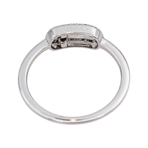 Bague 51 Messika Bague Move Uno Or blanc Diamant 58 Facettes 4993415CN