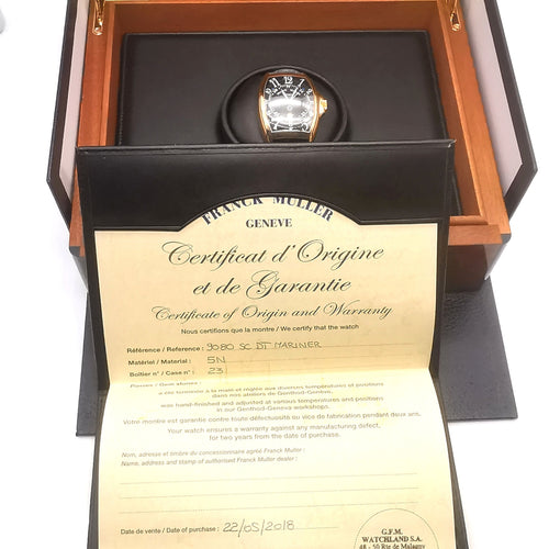 Montre Montre Mariner Franck Müller Genève 58 Facettes