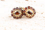 Boucles d'oreilles Boucles d’oreilles grenats 3,62 ct en or jaune 18k 58 Facettes BOGNOC583-107