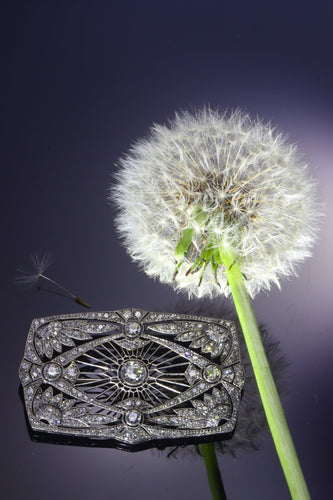 Broche Fusion élégante : broche édouardienne et Art déco 58 Facettes 20302-0004