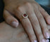 Bague 54 Bague Rhodolite Et Diamant Rose 58 Facettes