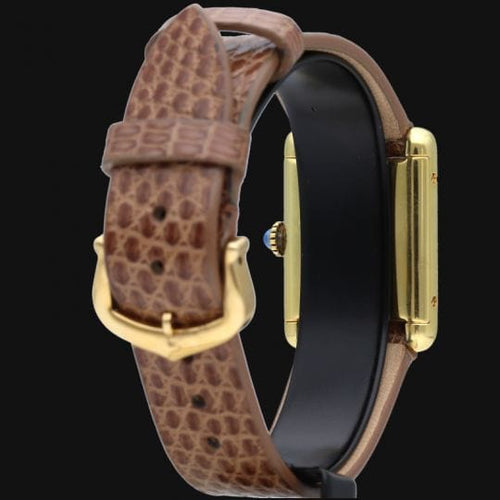 Montre Cartier Montre Tank Vermeil Must 58 Facettes MT43489